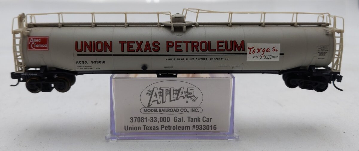 Atlas 37081 N Allied Chemical Union Texas Petroleum Tank Car #933016