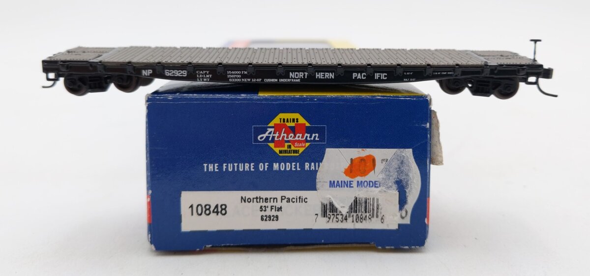 Athearn 10848 N Northern Pacific 53' GSC Flatcar #62929