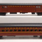 MTH 20-69213 O Gauge Pennsylvania 70' Streamlined Baggage/Coach Car Set of 2