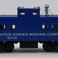 Lionel 2326220 O United States Marine Corps Northeast Caboose #601750