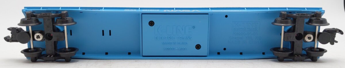 K-Line K691-8015 O Gauge NASA Flatcar w/ Capsule & Helicopter #6918015 LN/Box