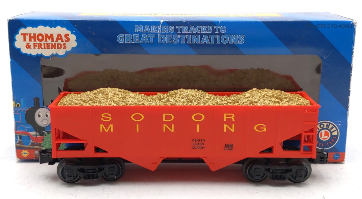 Lionel 6-16490 O Gauge Sodor Mining Hopper with Coal Load