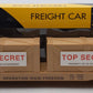 K-Line K691-8031 O Gauge Operation Iraqi Freedom Flatcar w/2 Top Secret Crates NIB