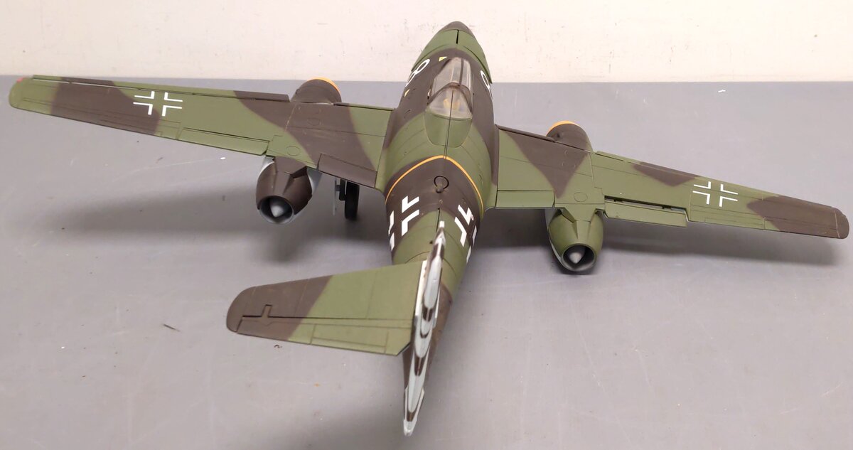 Admiral Toys 1:18 #8 ME262 A-1A Plastic Model Aircraft EX
