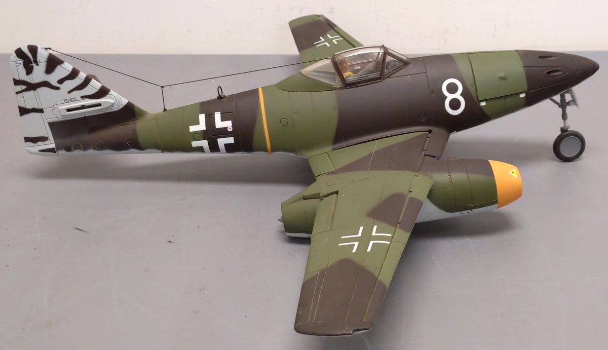 Admiral Toys 1:18 #8 ME262 A-1A Plastic Model Aircraft EX