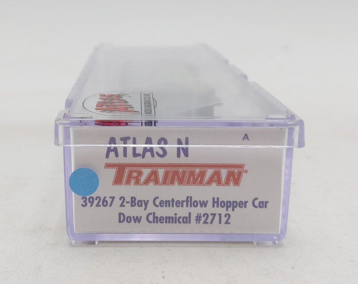 Atlas 39267 N Scale Dow 2-Bay Centerflow Hopper #2712