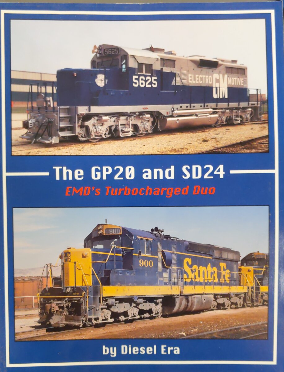 The GP20 and SD24: EMD'S Turbocharged Duo Paperback Book By Diesel Era EX