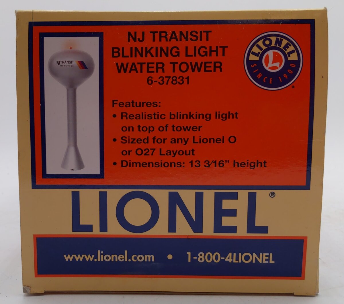 Lionel 6-37831 Blinking Light Water Tower
