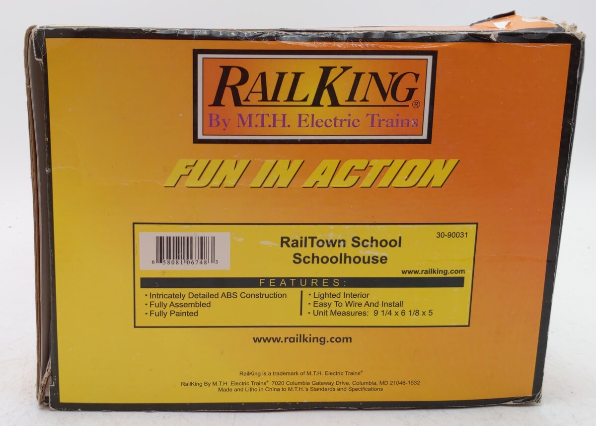 MTH 30-90031 O Scale Schoolhouse Building