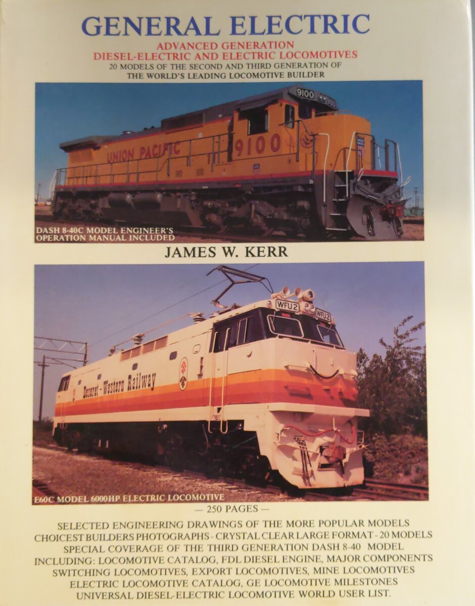 General Electric Hardcover Book By James W. Kerr EX