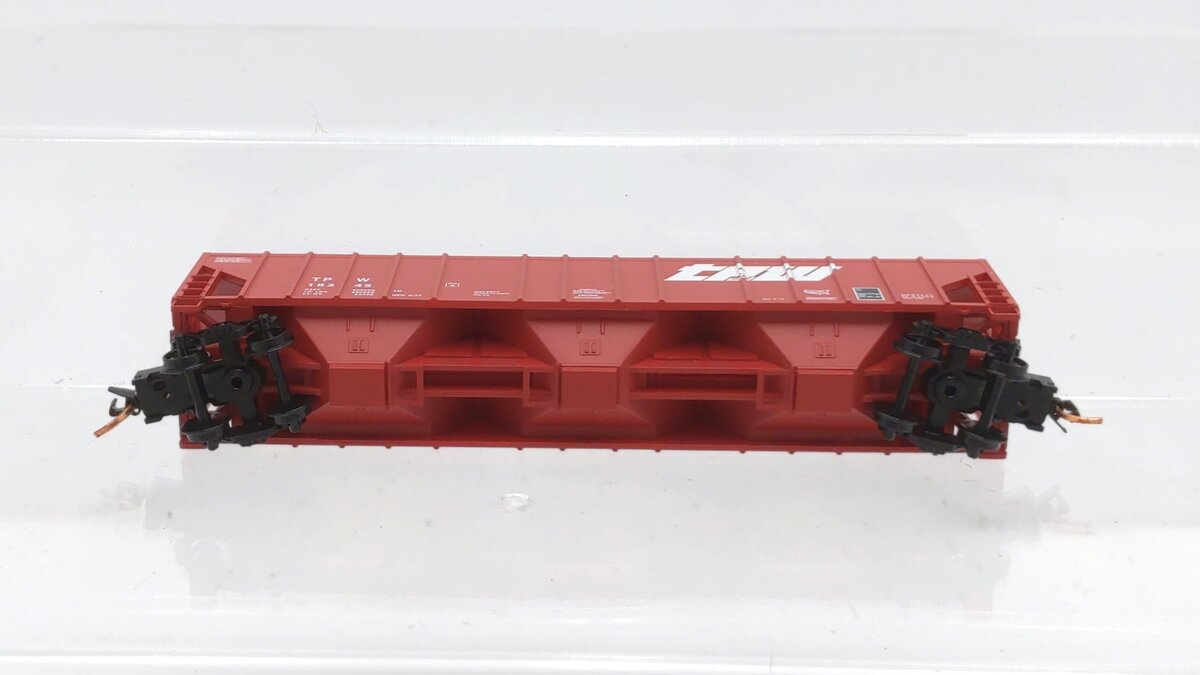 Micro-Trains 09900150 N TPW Evans 100-Ton 3-Bay Covered Hopper #18245
