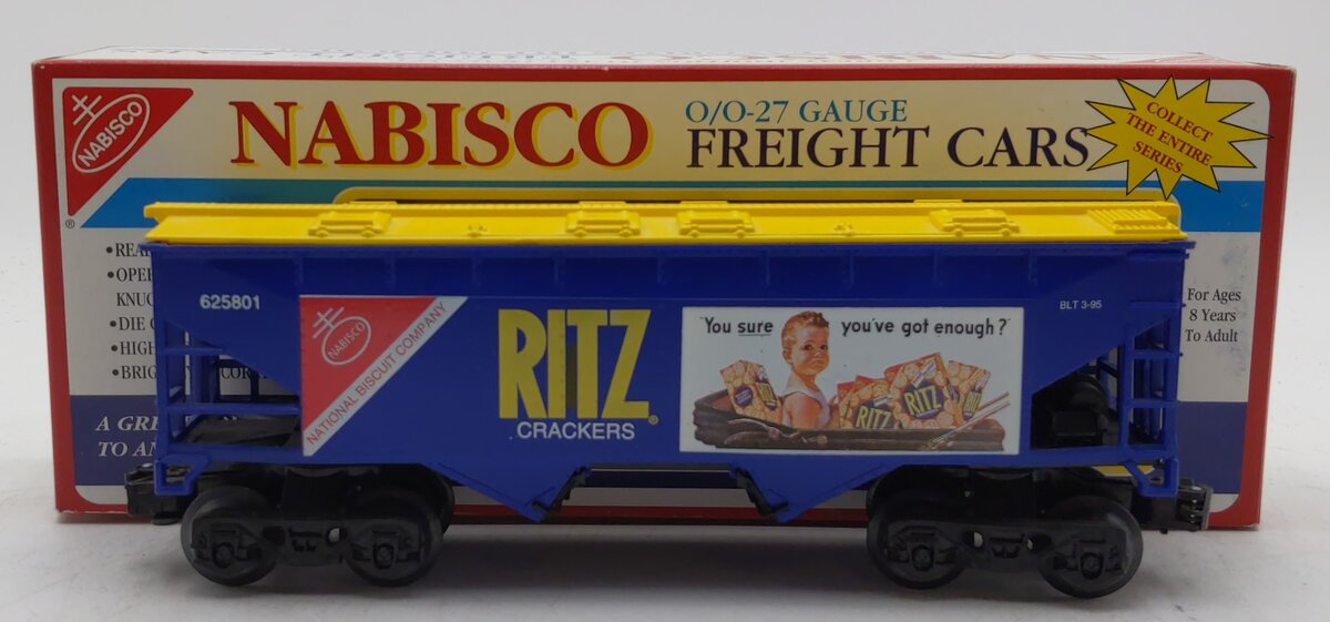 K-Line K625801 O Gauge Nabisco Ritz Hopper Car NIB