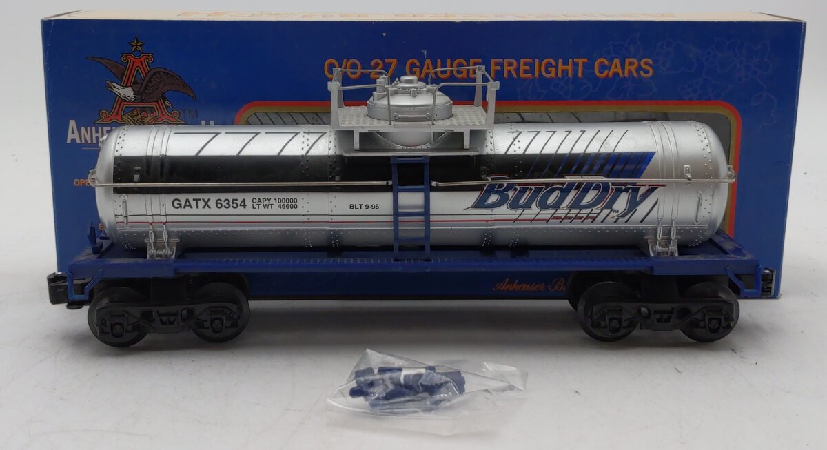 K-Line K6354 O Gauge Bud Dry Single Dome Tank Car LN/Box