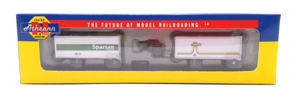 Athearn 10825 N Spartan 28' Trailer with Dolly (Pack of 2)