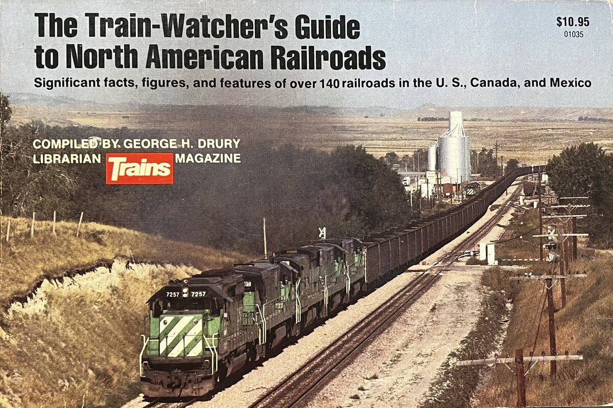 The Train-Watcher's Guide to North American Railroads Hardcover Book George D... EX