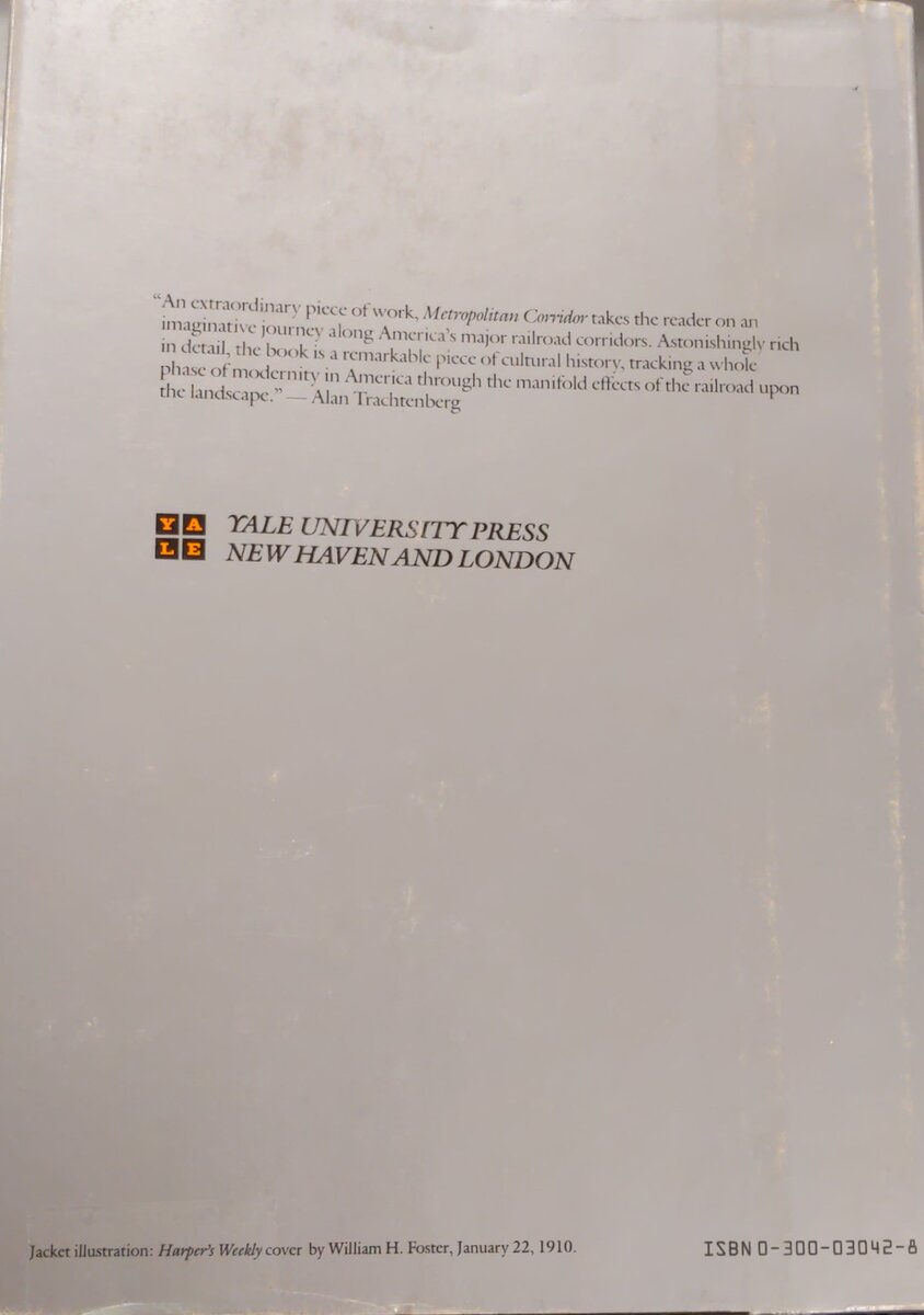 Metropolitan Corridor Hardcover Book By John R. Stilgoe
