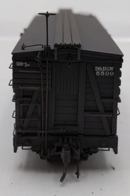 Blackstone Models 340200W HOn3 DRGW 5500-Series 30' Weathered Stock Car #5500