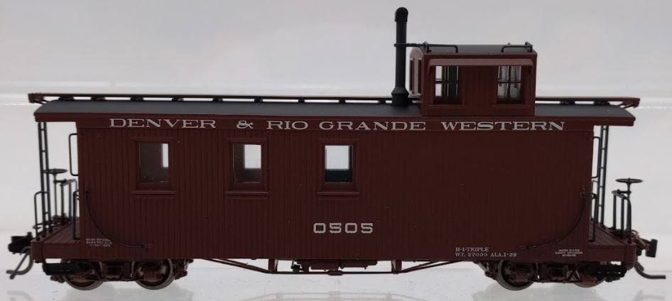 Blackstone Models B340953 HOn3 Scale D&RGW Long Caboose #0505 (Early 1930s)