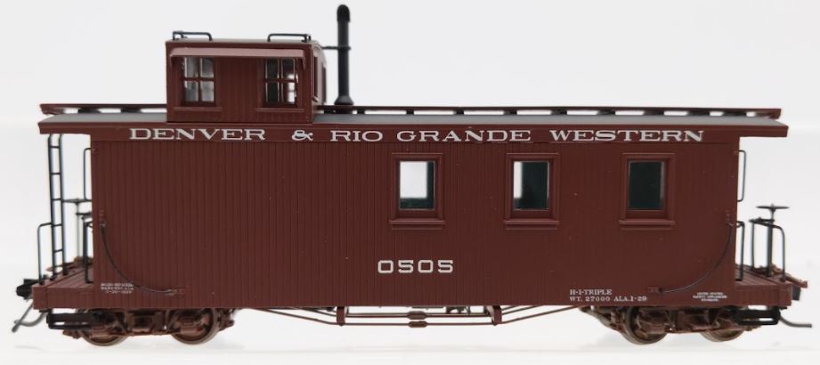 Blackstone Models B340953 HOn3 Scale D&RGW Long Caboose #0505 (Early 1930s)