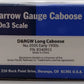 Blackstone Models B340953 HOn3 Scale D&RGW Long Caboose #0505 (Early 1930s)