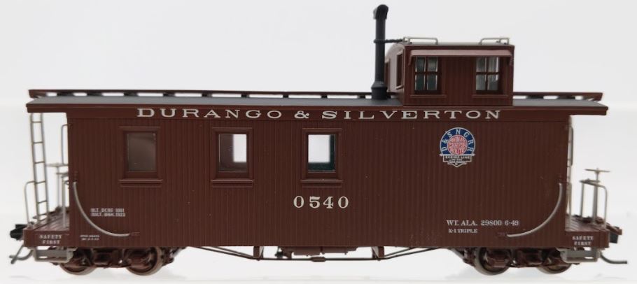 Blackstone Models B340961 HOn3 Scale D&SNG Long Caboose #0540 LN/Box