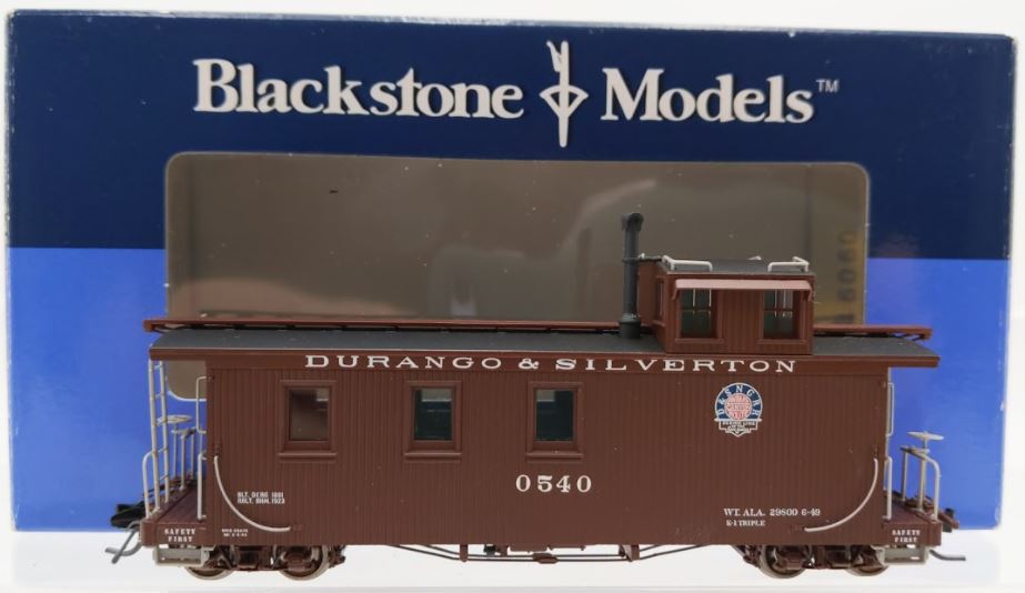 Blackstone Models B340961 HOn3 Scale D&SNG Long Caboose #0540 LN/Box