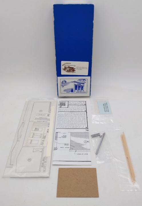 Classic Miniatures CM-18 HO Scale Bank Building 1900 Craftsman Kit
