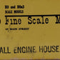 Fine Scale Miniatures 135 HO Scale Two-Stall Engine House Laser-Cut Building Kit