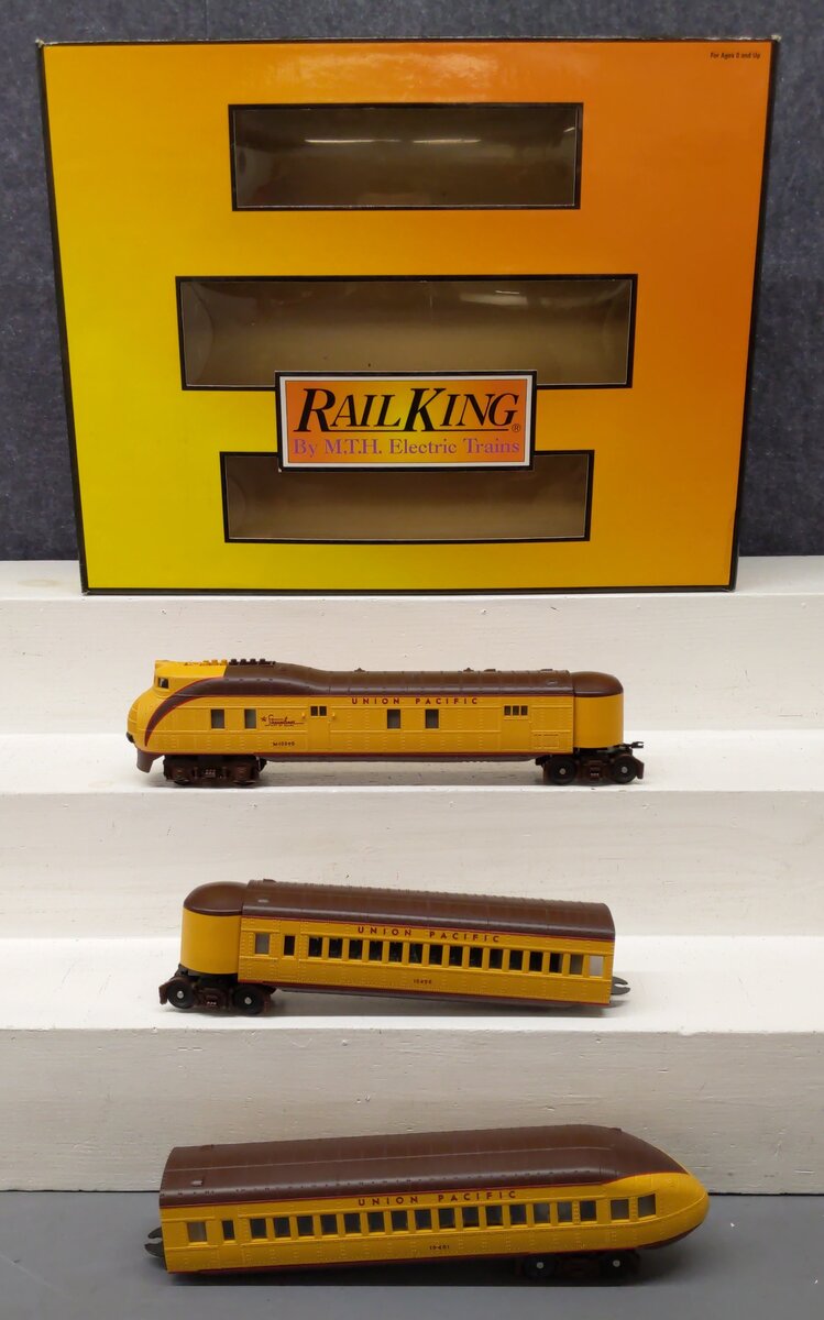 MTH 30-2197-1 O Gauge Union Pacific M10000 Diesel Passenger Train Set w/PS2 EX/Box