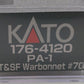 Kato 17C6-4120-DC N Santa Fe Warbonnet ALCO PA-1 Diesel Locomotive #70L