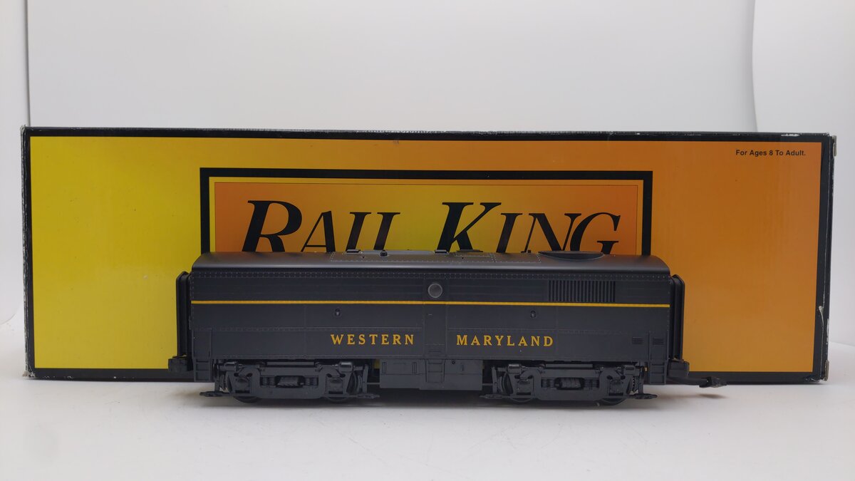 MTH 30-2475-3 Western Maryland FA-2 B-Unit Non-Powered Diesel Engine #453