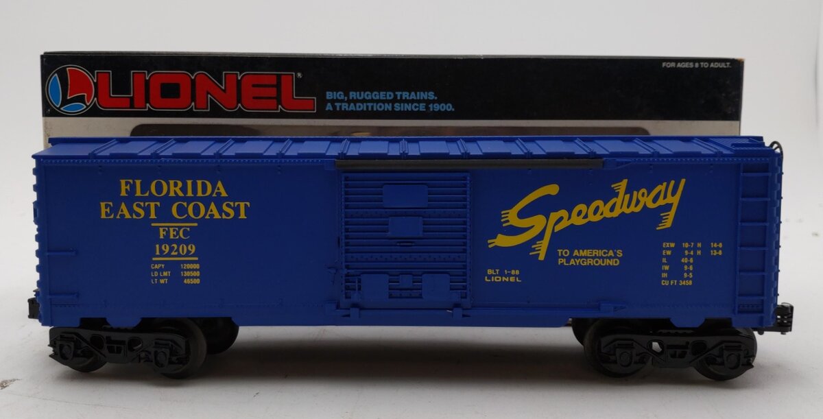 Lionel 6-19209 O Gauge Florida East Coast Boxcar LN/Box