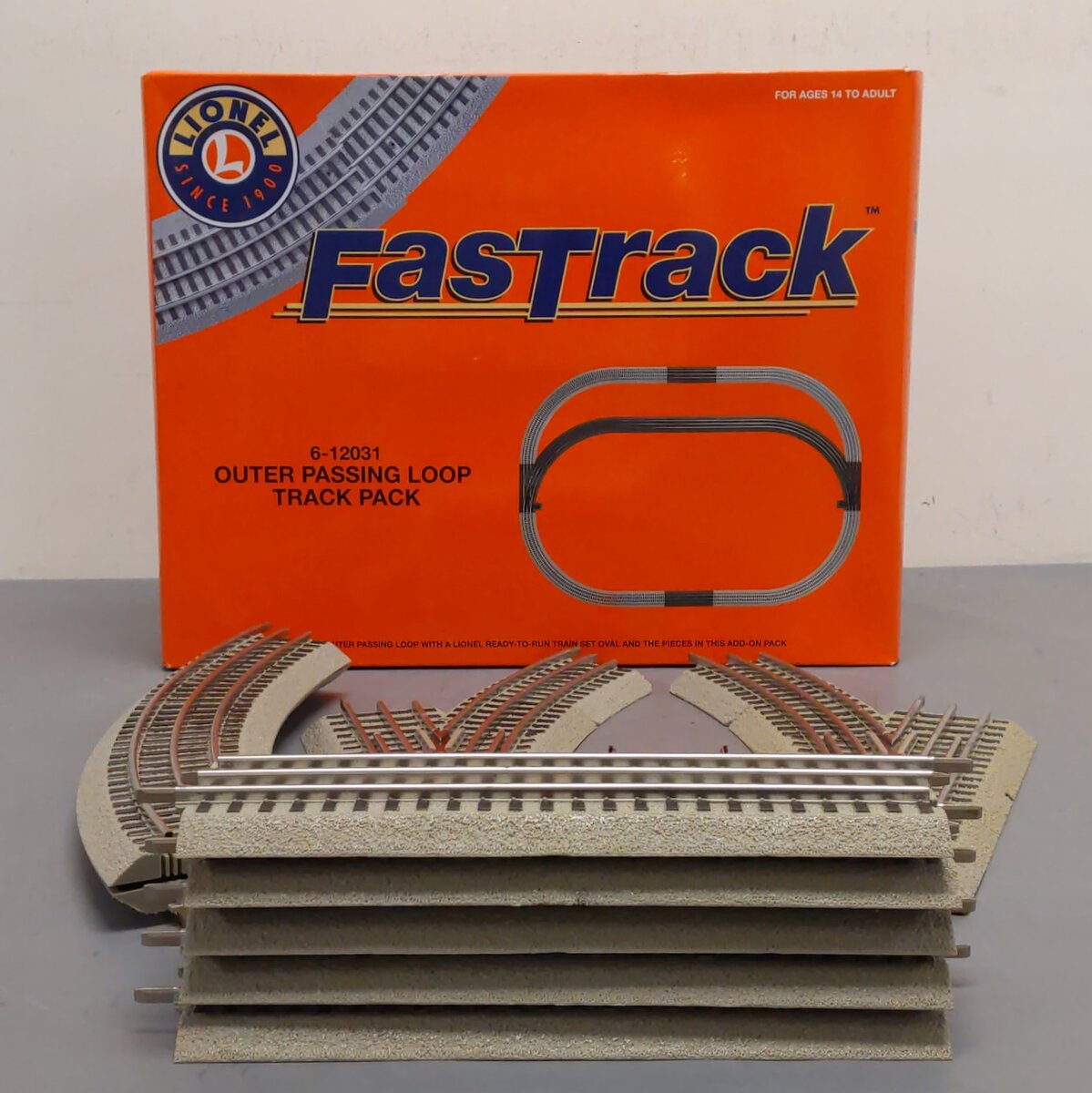 Lionel 6-12031 O27 Outer Passing Loop FasTrack Add-On Pack
