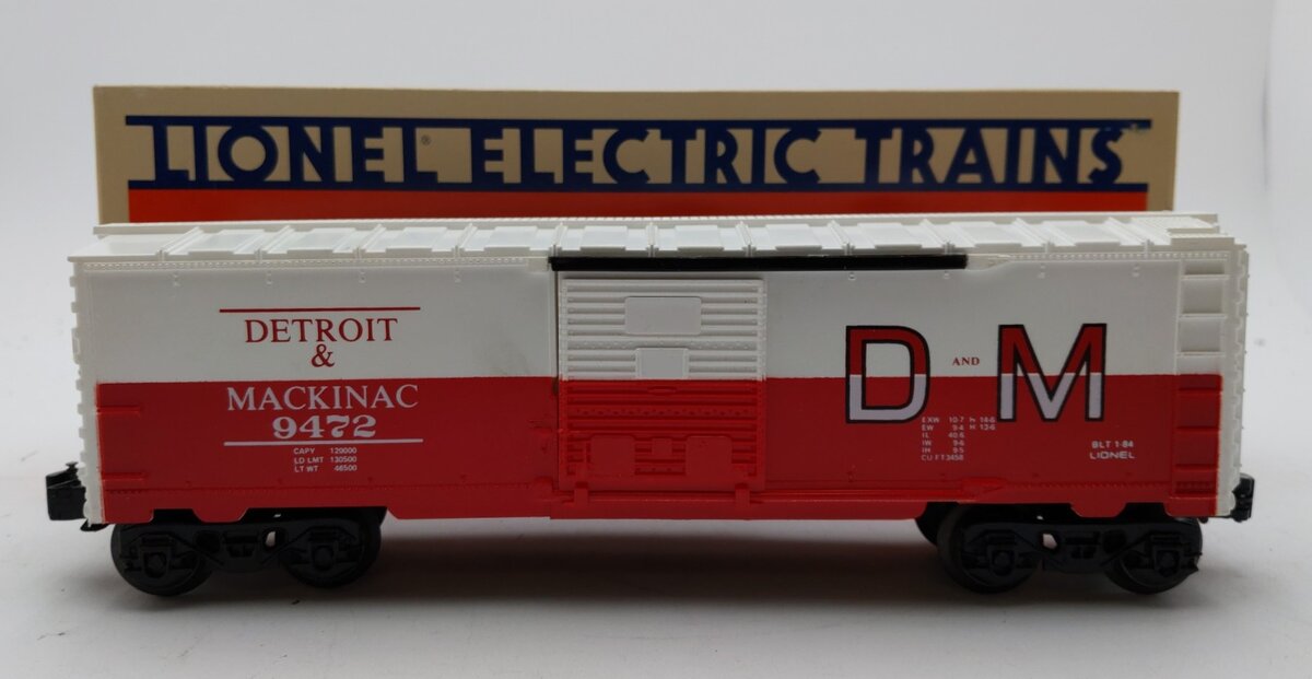Lionel 6-9472 O Gauge Detroit & Mackinac Boxcar LN/Box