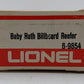 Lionel 6-9854 O Gauge Baby Ruth Billboard Reefer Car