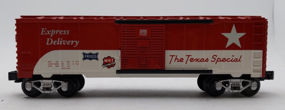 Lionel 6-25095 O Gauge Frisco Texas Special Boxcar LN/Box