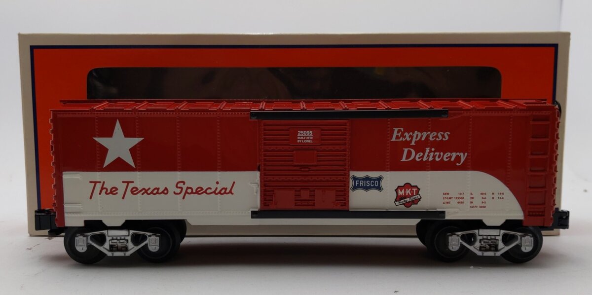 Lionel 6-25095 O Gauge Frisco Texas Special Boxcar LN/Box