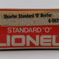 Lionel 6-9825 O Gauge Schaefer Reefer Car #9825 EX/Box