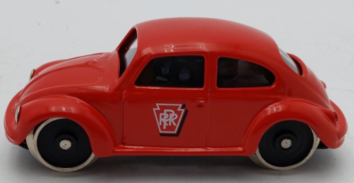 MTH 30-2537 O Gauge Red Operating Pennsylvania Volkswagen Inspection Car