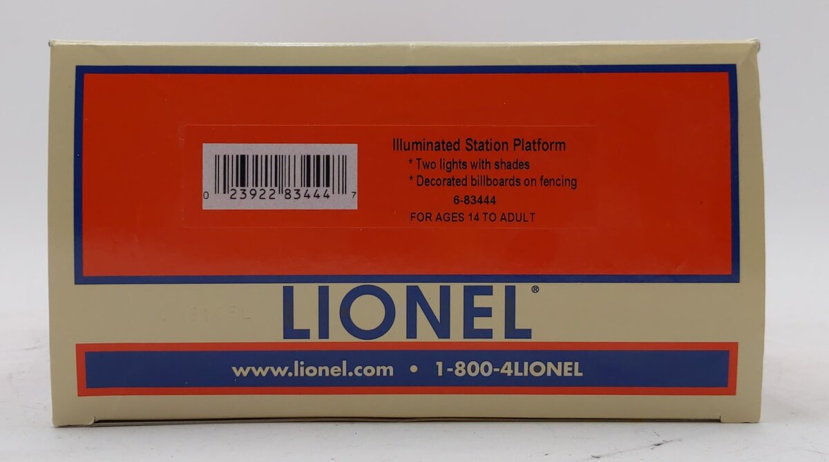 Lionel 6-83444 O Gauge Illuminated Station Platform