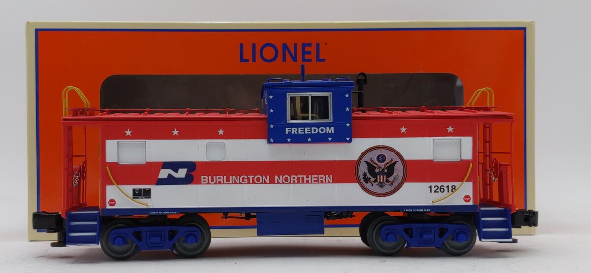 Lionel 6-84130 O Burlington Northern Wide Vision Caboose