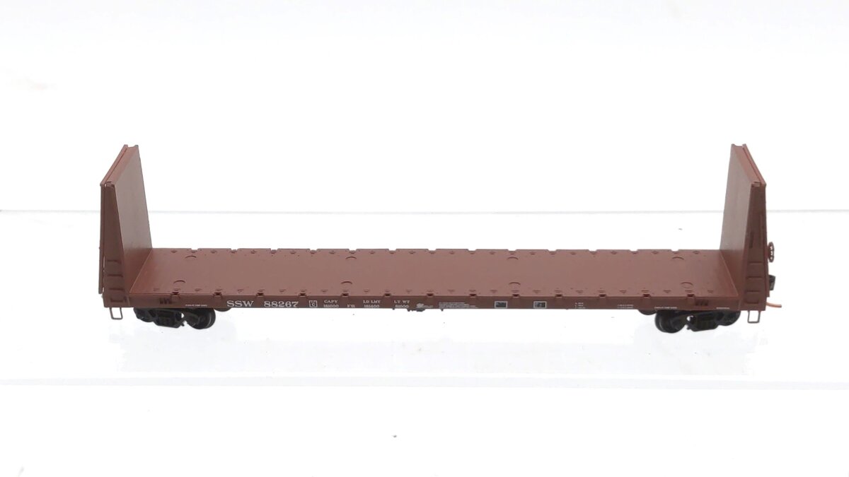 Micro-Trains 05400030 N St. Louis Southwestern 61' 8" Bulkhead Flatcar #88267 LN