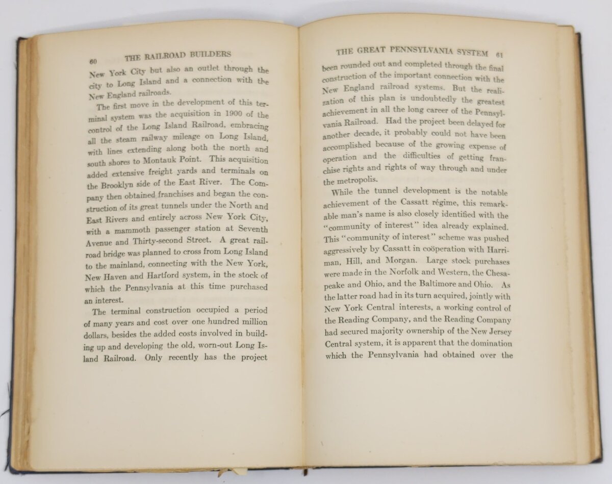 Railroad Builders Hardcover Book By John Moody