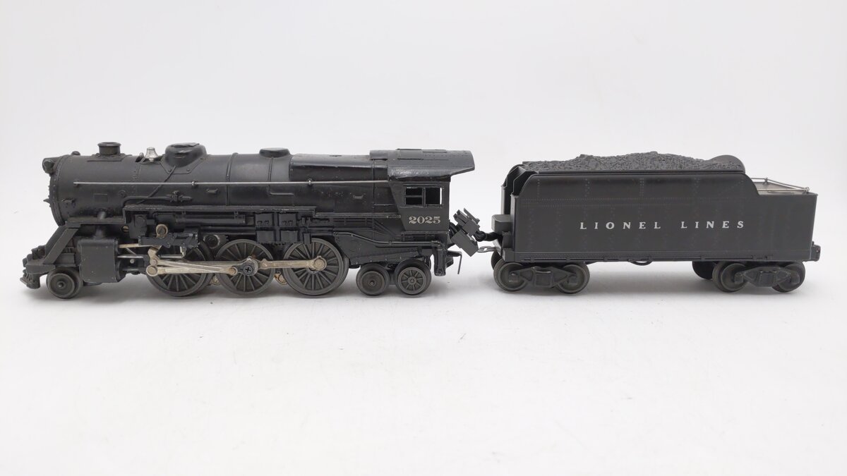 Lionel 2025 Vintage O 2-6-2 Die-Cast Steam Locomotive & 6466W Tender (Modified) VG
