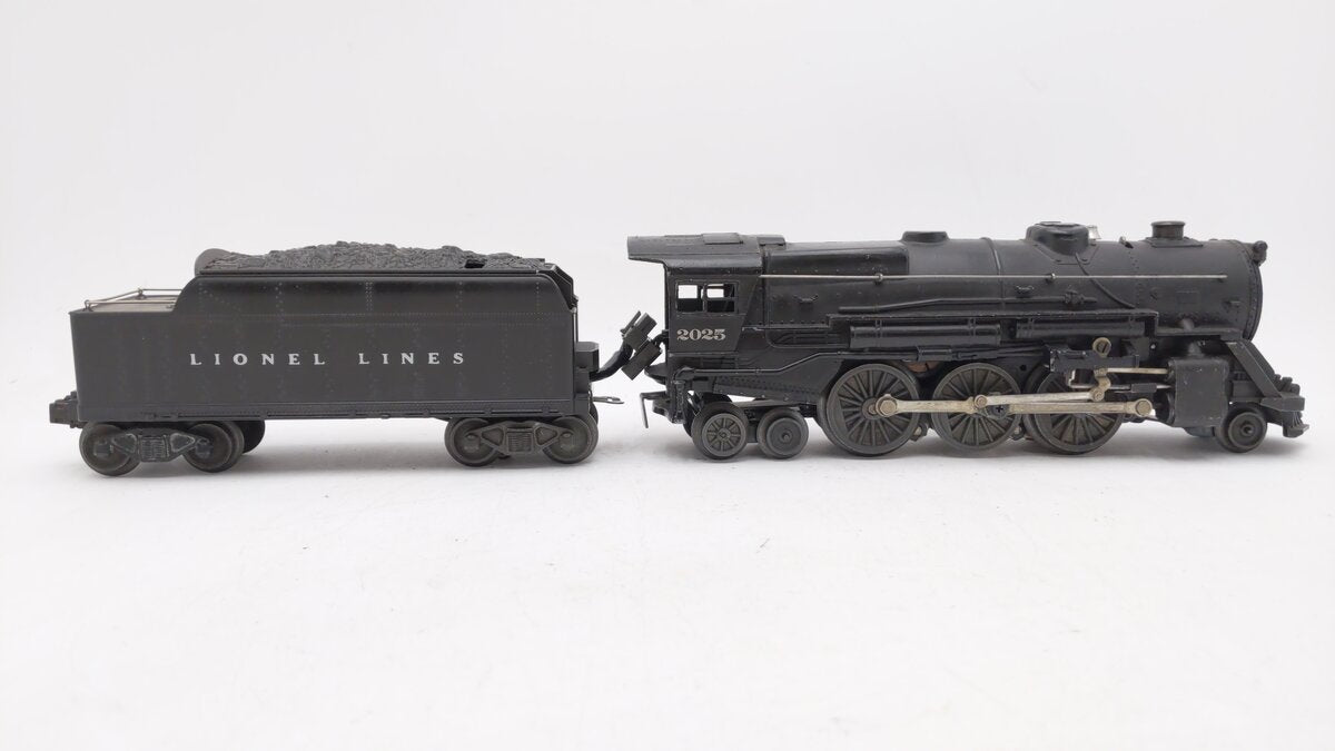Lionel 2025 Vintage O 2-6-2 Die-Cast Steam Locomotive & 6466W Tender (Modified) VG