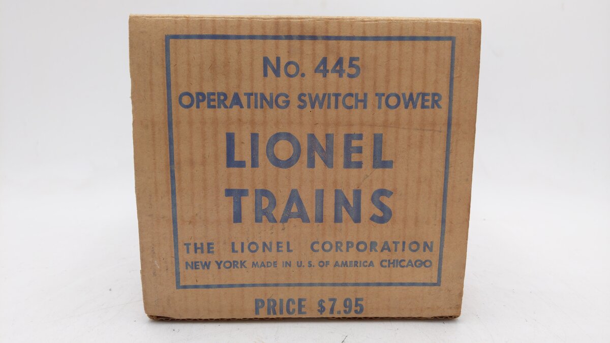 Lionel 445 Vintage O Operating Watchman Tower VG/Box