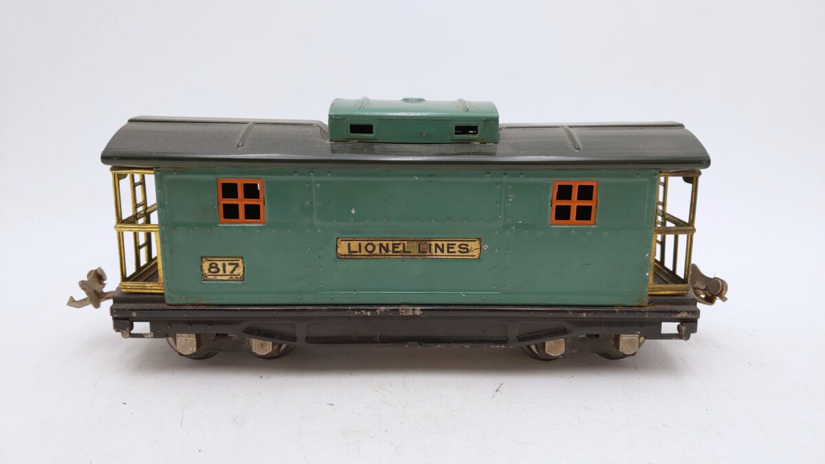 Lionel 817 Vintage O Prewar Lionel Lines Tinplate Caboose