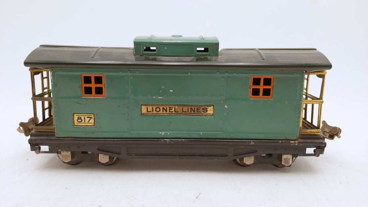 Lionel 817 Vintage O Prewar Lionel Lines Tinplate Caboose