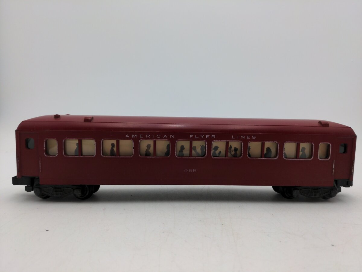 American Flyer 955 VIntage S American Flyer Lines Passenger Car VG