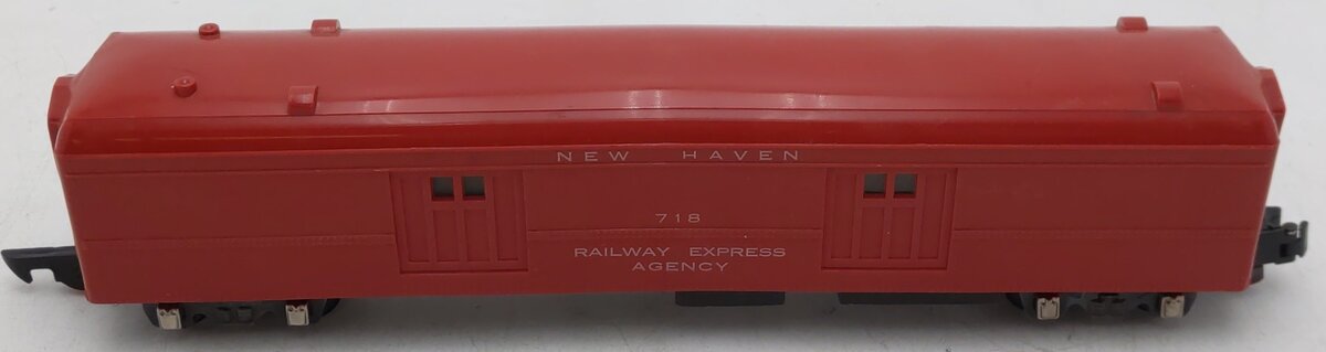 American Flyer 718 Vintage S New Haven Red Operating Mail Pickup Car VG